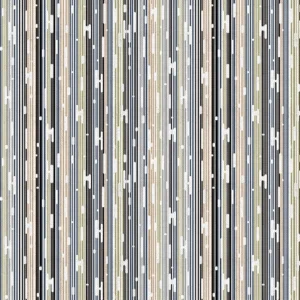 Seamless pattern of textured vertical pinstripes in black, white, beige, and gold with a woven fabric effect, perfect for menswear tailoring and elegant office décor.